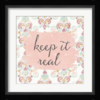 Soft Deco III Framed Print