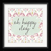 Soft Deco VI Framed Print