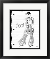 Doodle Cool Framed Print