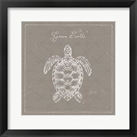 Underwater Life XVI Greige Fine Art Print