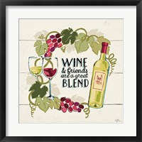 Wine and Friends V Fine Art Print