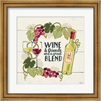 Wine and Friends V Fine Art Print