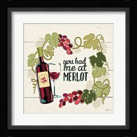 Wine and Friends II Framed Print