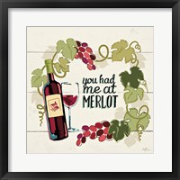 Wine and Friends II Framed Print