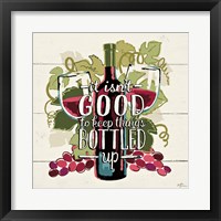 Wine and Friends III Framed Print