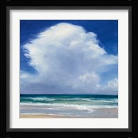 Beach Clouds II Framed Print