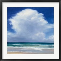 Beach Clouds II Framed Print