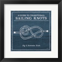 Vintage Sailing Knots VI Framed Print