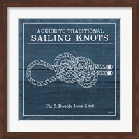 Vintage Sailing Knots V Fine Art Print