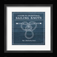 Vintage Sailing Knots II Framed Print