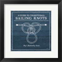 Vintage Sailing Knots II Framed Print
