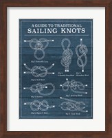 Vintage Sailing Knots I Fine Art Print