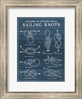 Vintage Sailing Knots I Fine Art Print