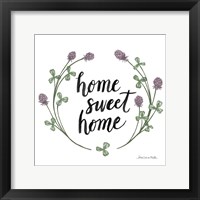 Happy to Bee Home Words I Framed Print