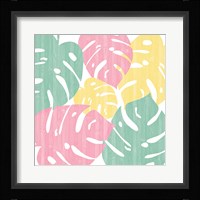Monstera II Bright on White Framed Print