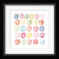 Watercolor Alphabet Fine Art Print