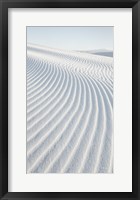 White Sands I no Border Framed Print