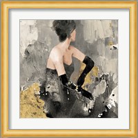 Beautiful Gaze I Neutral Gold Fine Art Print