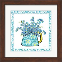 Floral Teacup IV Vine Border Fine Art Print