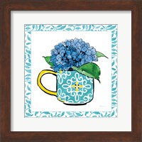 Floral Teacup III Vine Border Fine Art Print