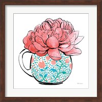 Floral Teacups I Fine Art Print