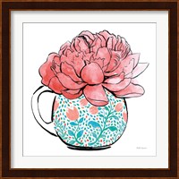 Floral Teacups I Fine Art Print