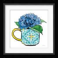 Floral Teacups III Framed Print