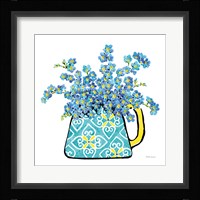 Floral Teacups IV Framed Print