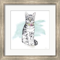 Fancy Cats I Watercolor Fine Art Print