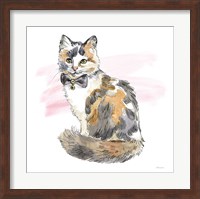 Fancy Cats II Watercolor Fine Art Print