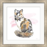 Fancy Cats II Watercolor Fine Art Print