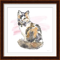 Fancy Cats II Watercolor Fine Art Print