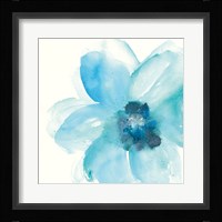 Teal Cosmos II Framed Print