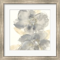 Floral Gray II Fine Art Print