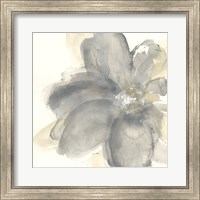 Floral Gray I Fine Art Print