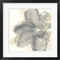 Floral Gray I Framed Print