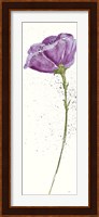 Mint Poppies II in Purple Crop Fine Art Print