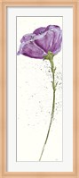 Mint Poppies II in Purple Crop Fine Art Print