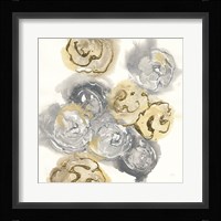 Gold Edged Neutral I Framed Print