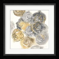 Gold Edged Neutral II Framed Print