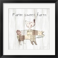 Farm Family VII Framed Print
