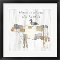 Farm Family VI Framed Print
