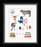 Summer Grilling II Framed Print