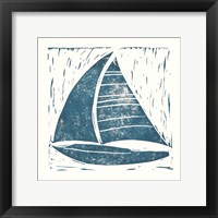 Nautical Collage on White IV Fine Art Print
