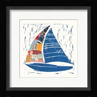 Nautical Collage IV Framed Print