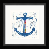 Nautical Collage III Framed Print