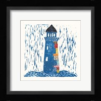 Nautical Collage II Framed Print