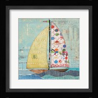 At the Regatta I Sail Sq Framed Print