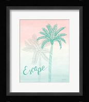 Sunset Palms IV Framed Print