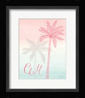 Sunset Palms II Framed Print